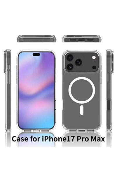 GENERAL Clear Magnetic Case for iPhone 17 Pro - MagSafe Compatible, Military-Grade Drop Protection