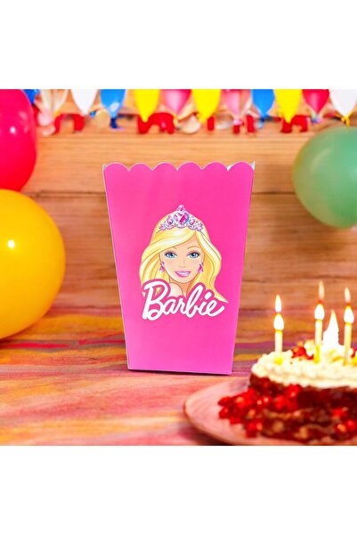 Barbie Temalı Popcorn 8'li Mısır Kutusu