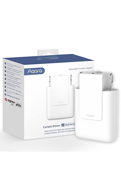 Aqara Curtain Driver E1, Rod version, Circle Hanger, Compatible with Alexa, HomeKit, Home & IFTTT, Z