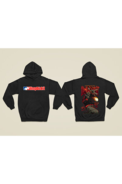 MAGORS سترة روك من القطن المطبوع بأكمام طويلة من LIMP BIZKIT مكونة من 3 خيوط