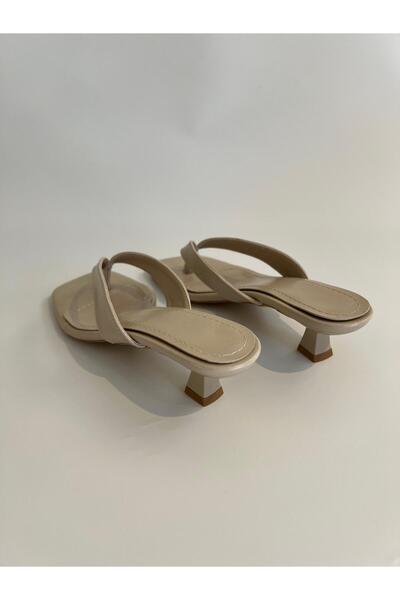 selinnce MIRABELLA kadın topuklu parmak arası terlik