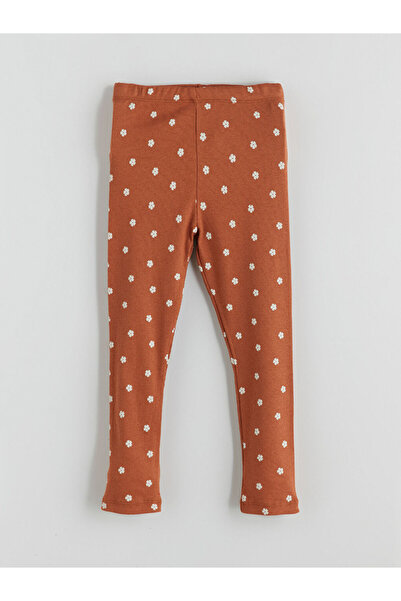 LC Waikiki Timeless Store: Timeless Recommendations | Floral Girls' Leggings with Elastic Waist