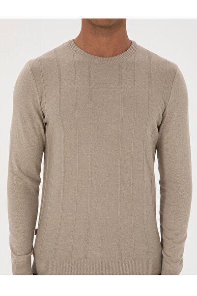 Pierre Cardin bisiklet yaka %50 pamuk%50 viskoz triko kazak