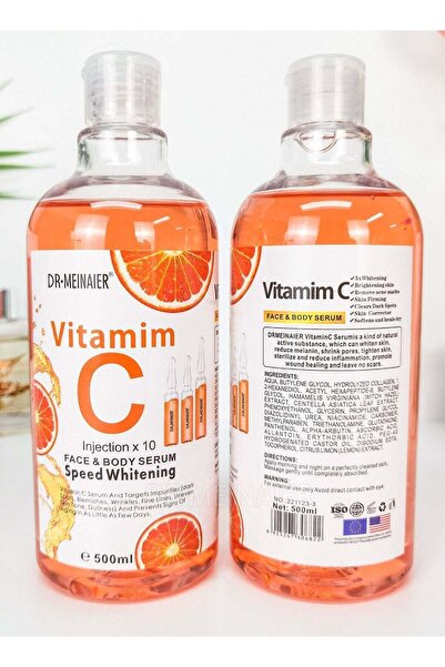 DR MEINAIER DR.MEINAIER Vitamin C Face & Body Serum 100% 500ml