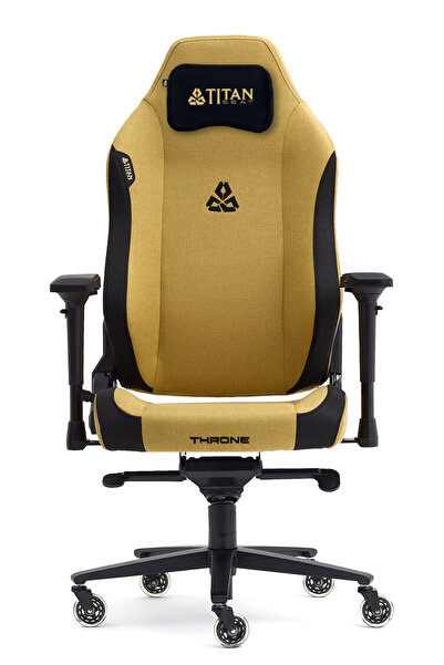 Titanseat Throne Mustard Kumaş Oyuncu Koltuğu