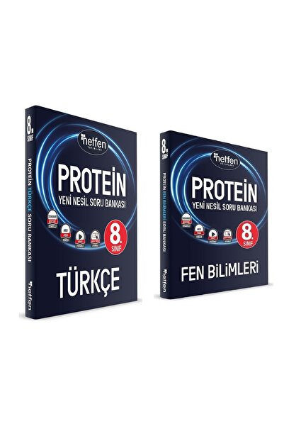 Netfen Yayınları Netfen 8.Sınıf LGS Türkçe + Fen Bilimleri 2'li Soru Bankası Seti