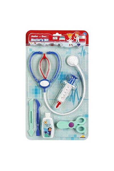 MRSPANCER 041543 - Oyuncak Doktor Oyun Seti - Stetoskop - Ateş Ölçer vb. - Ha...
