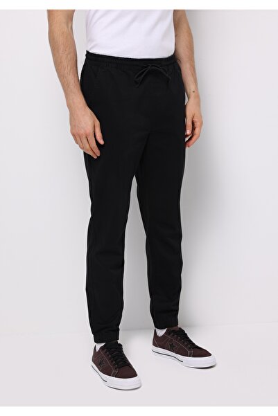 Colin's Cargo Fit Orta Bel Lastikli Paça Erkek Siyah Pantolon