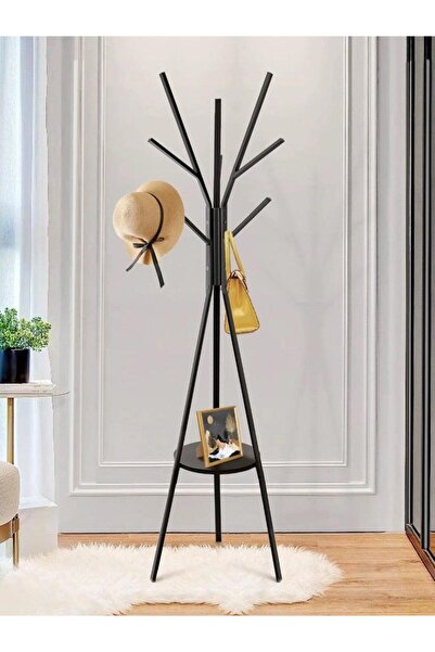 Un Modern contemporary design clothes rack with multiple hooks