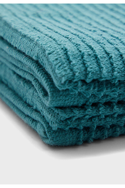 Saf By Arams Set of 2 Kitchen Dish Towels 100% Cotton Cloth Soft Cleaning Drying Absorbent Terry Ribbed.
