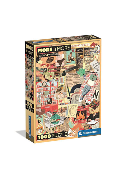 Colors Colorat Writing Cărți puzzle compact 1000 de piese Clementoni