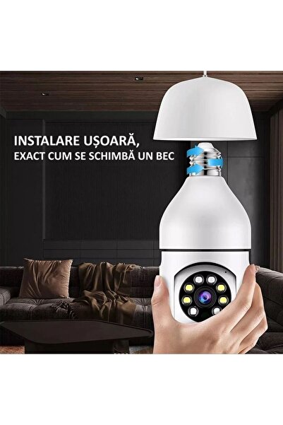 OEM Camera Supraveghere FULL HD Panoramica Premium - Wireless (WiFi), Cadou Card 32GB