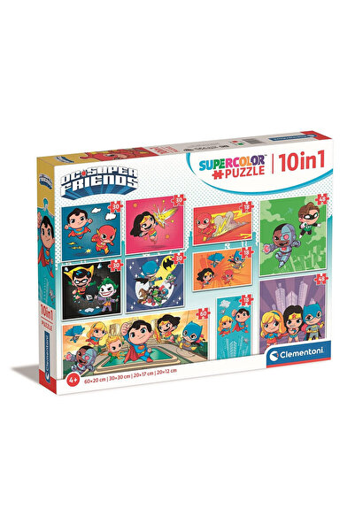Justice League Idols Puzzle DC Super Hero 10 în 1 Clementoni