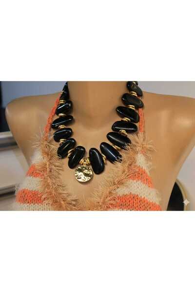 soulcraft Büyük Taşlı Kolye