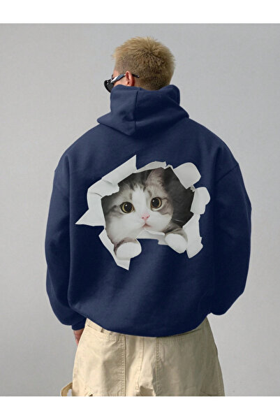 COHERENT Unisex Ανδρικό/Γυναικείο πολύχρωμο φούτερ με κουκούλα από βαμβακερό ...