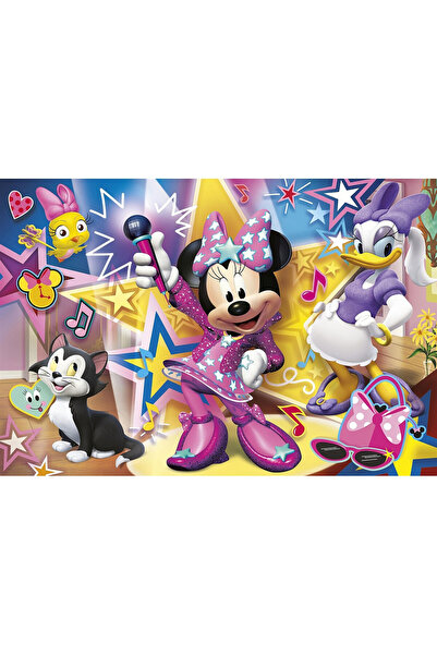 Disney Mickey Mouse Disney Minnie Star Puzzle maxi de 60 de piese Clementoni
