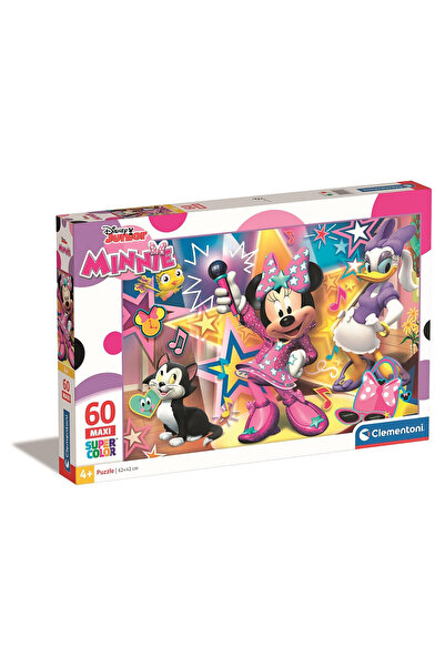 Disney Mickey Mouse Disney Minnie Star Puzzle maxi de 60 de piese Clementoni