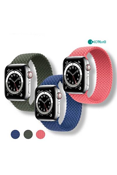 COTEetCl سوار ساعة أبل مضفر من