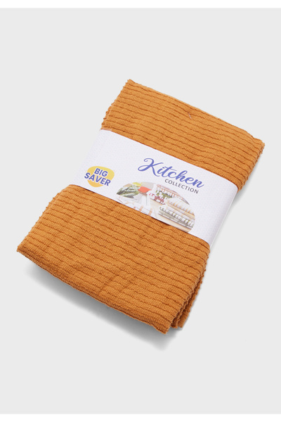 Saf By Arams Set of 2 Kitchen Dish Towels 100% Cotton Cloth Soft Cleaning Drying Absorbent Terry Ribbed.