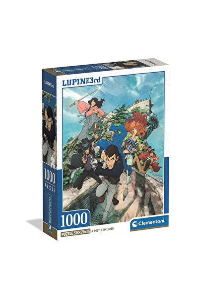 Lupin Anime Puzzle Compact III 1000 de piese Clementoni
