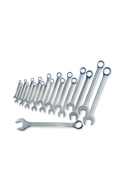 BERNER Combination wrench set 8-22 mm (14 pieces)