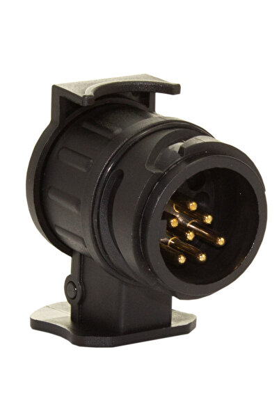 CarGuard Adaptor PRA006, priza remorca, 13/7 pini, 12/24V, din plastic, negru