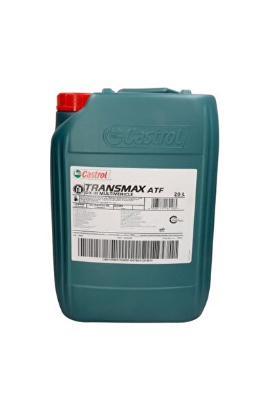 CASTROL Ulei TRANSMAX ATF DX III MULTIVEHICLE 15D66F, volum 20 litri, semi sintetic pentru transmisi