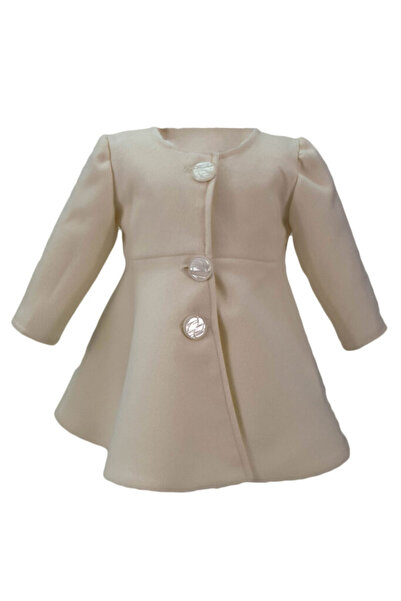 fantasialand Palton stofa model Eliza, culoare ivoire