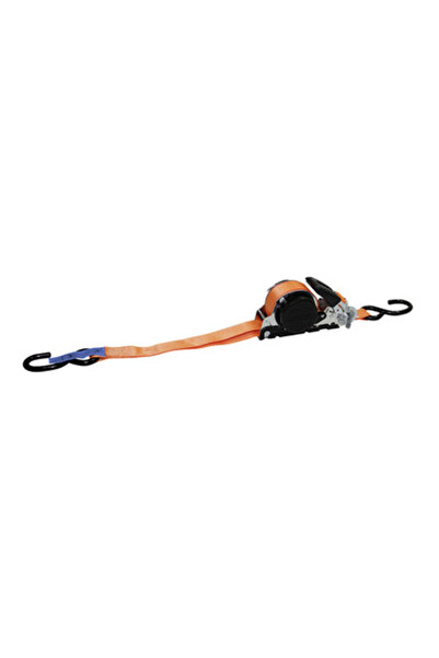 BERNER Ratchet strap 1002324, with automatic fastening, 1000 daN, 35 mm x 5 m, orange