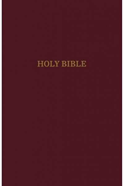 Nelsonword Pub Group KJV, Pew Bible, Hardcover, Burgundy, Red Letter Edition