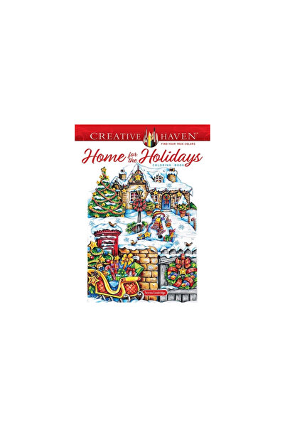 Dover Pubn Inc Carte de colorat Creative Haven Home pentru sărbători