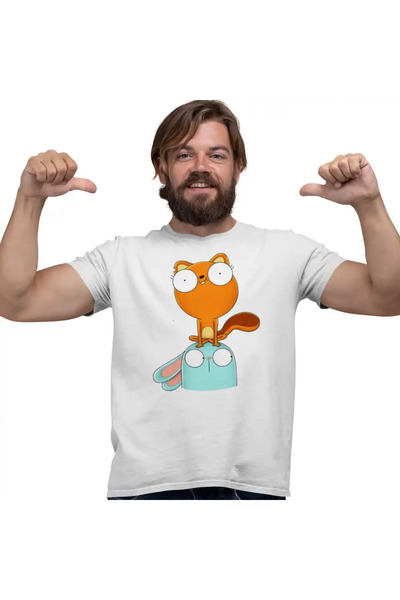 OEM Ανδρικό T-Shirt Kiff Barry Squirrel Rabbit