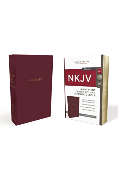 Nelsonword Pub Group NKJV, Biblie de referință, Imprimare gigantică pe coloan...