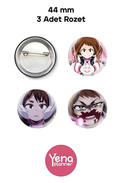 Yenaplanner مجموعة زينة / شارات حقيبة ماي هيرو أكاديميا