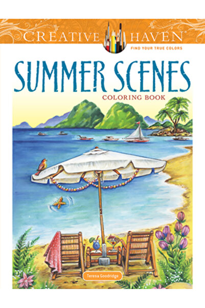 Dover Pubn Inc Creative Haven Summer Scenes Coloring Book