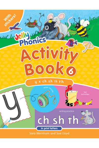 Harvard Univ Pr Caiet de activități Jolly Phonics 6 (cu litere de tipar)