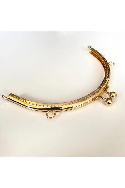 yumakça Çanta ve Cüzdan Klipsi Altın Renk Oval Model 20 Cm ( ASKILIKLI )