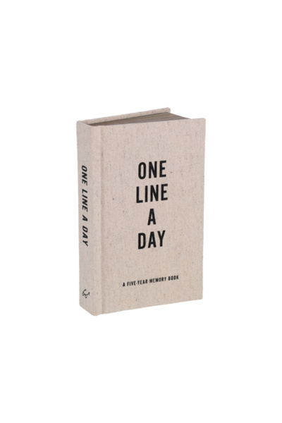 Chronicle Books Canvas O linie pe zi: O carte de amintiri de cinci ani