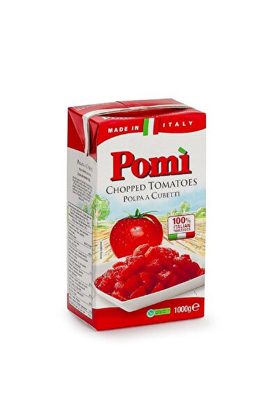 pomi طماطم مفرومة 1 كجم × 6 قطع
