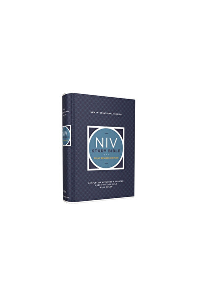 Zondervan Biblia de studiu NIV, ediție complet revizuită, copertă cartonată, literă roșie, tipar Comfort