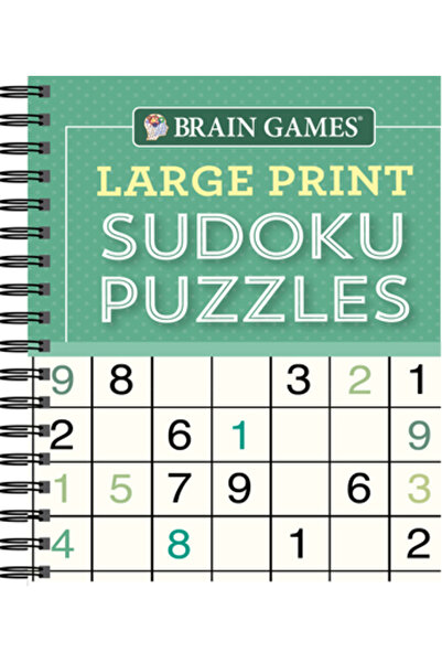 Pubn Intl Jocuri de inteligență Sudoku cu caractere mari