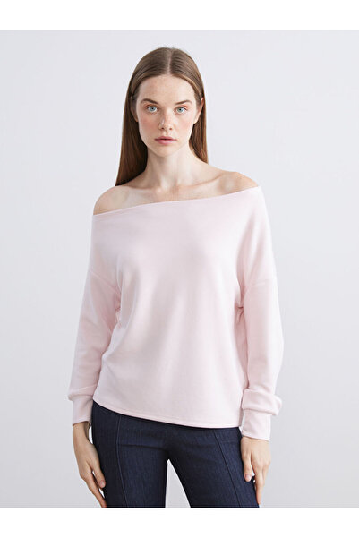 LC Waikiki Γυναικείο φούτερ με λαιμόκοψη καγιάκ