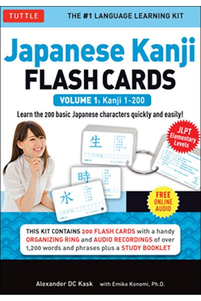 Tuttle Pub Kit de fișe cu Kanji japonezi, volumul 1: Kanji 1-200