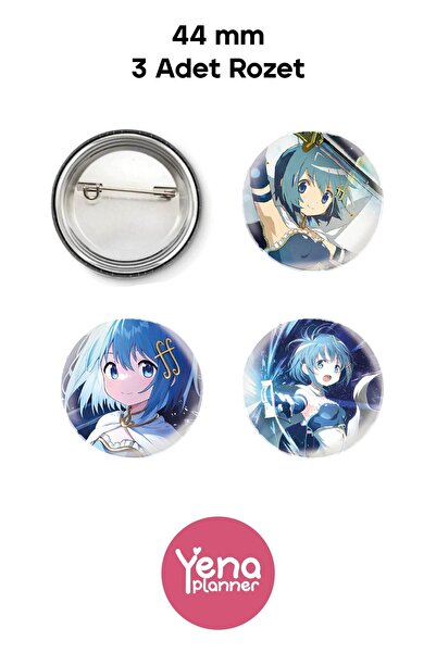 Yenaplanner Σετ στολίδια/σήματα τσάντας Madoka Magica