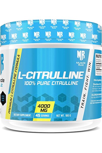 Muscle Rulz سيترولين 4000 ملغ - 180 جرام، 45 حصة