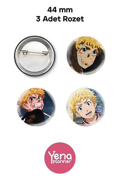Yenaplanner مجموعة زينة / شارات حقيبة طوكيو ريفينجرز