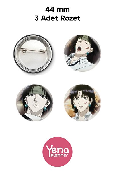 Yenaplanner Set de ornamente/badge pentru geanta Hunter x Hunter