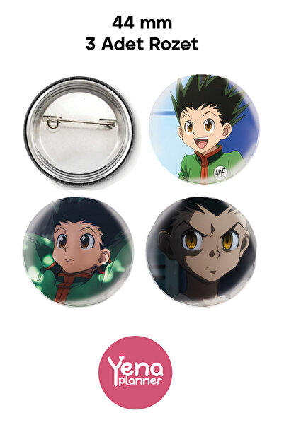 Yenaplanner Set de ornamente/badge pentru geanta Hunter x Hunter