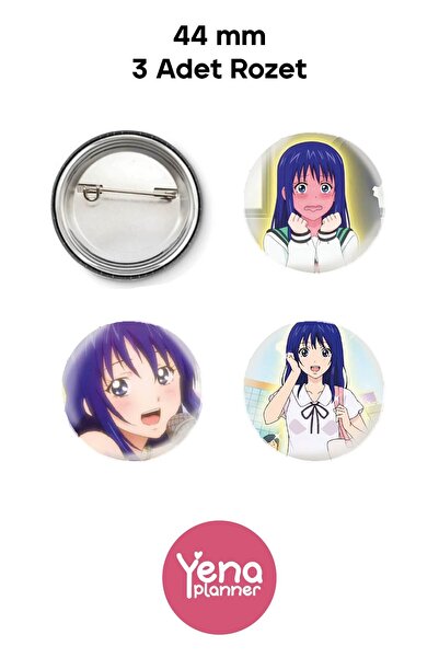 Yenaplanner Saiki Kusuo Bag Ornament / Badge Set