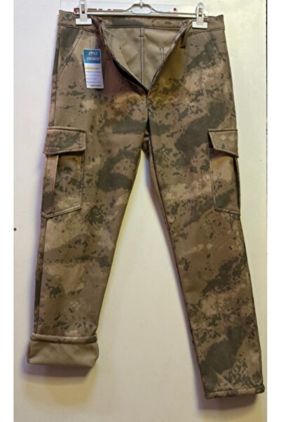 BeyzDenim Desert Camouflage Softshel Membranous Fleece Waterproof Cargo Plus Size Pants